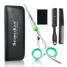Hair Cutting Scissors - 6" Professional Japanese 440C Barber Scissors - Razor...