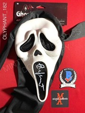 Timothy Olyphant signed Ghostface UW Fun World mask Scream Beckett COA