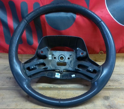 1997-2001 Jeep Cherokee XJ Sport Or Wrangler TJ OEM Leather Steering Wheel Agate