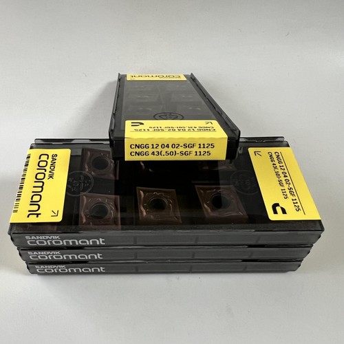SANDVIK / CNGG120402-SGF 1125 / Original schwedische Hartlegierungsklinge 10 Stück - Bild 5 von 8