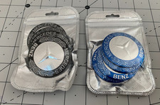 Mercedes Benz Emblem Stickers Roundel Logo Set X4 Outside Diameter 56mm 65mm