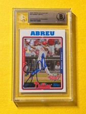 2005 TOPPS OPENING DAY BOBBY ABREU #24 SIGNED AUTO CARD BECKETT AUTHENTIC