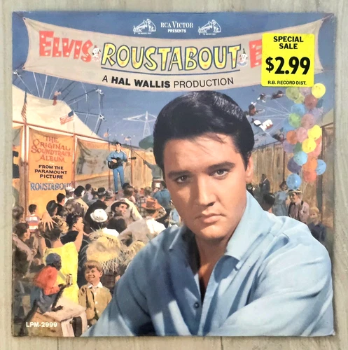 ELVIS PRESLEY Roustabout FACTORY SEALED ORIGINAL 1964 FIRST PRESSING Near Mint