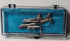 Space Shuttle on Boeing 747 Transport Lapel P...