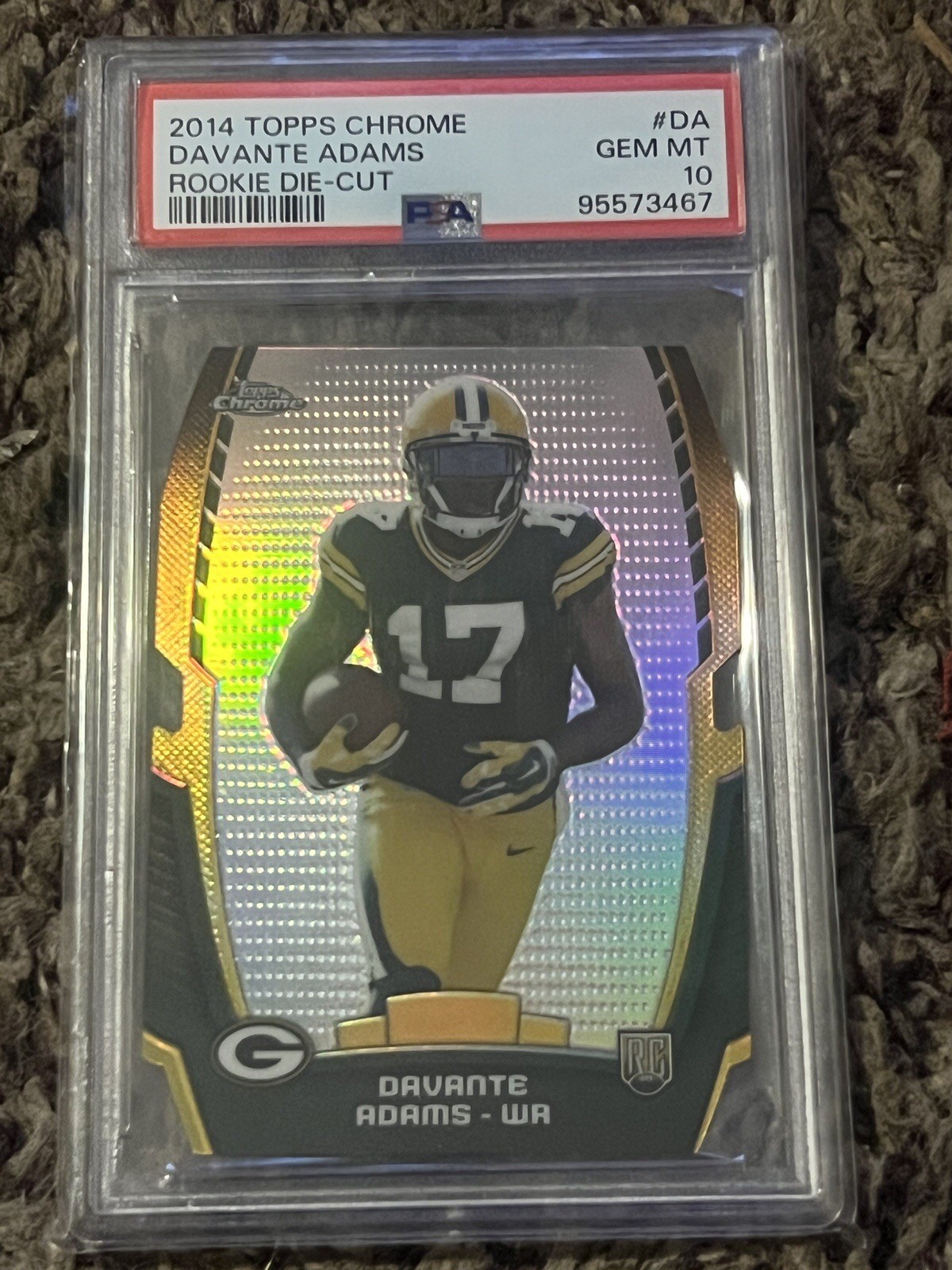 Davante Adams Topps Chrome Rookie Die-Cut #DA Base