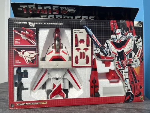 1985 G1 boxed Jetfire/Skyfire Transformers MIB Great condition complete.