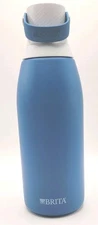 BRITA 20 oz Blue Jay Color Stainless Steel Proof Filtered Insulated Bottlestraw 