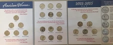 2022 - 2025 D American Women Quarter Set complete 20 Coin Album - Uncirculated