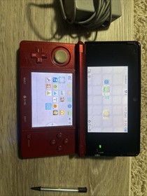 Nintendo 3DS Handheld System Flame Red Working