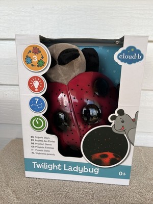 Cloud B Ladybug Twilight Star Projector Baby Nursery Night Light Original