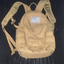Backpack, Sand Khaki, USA Detachable Patch