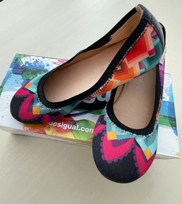 Desigual Mädchen Ballerinas  Neni  Bunt / Pink   Gr. 30  Top!  