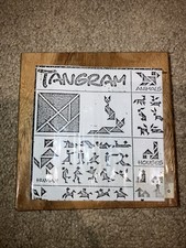 Vintage Tangram Puzzle made in Thailand