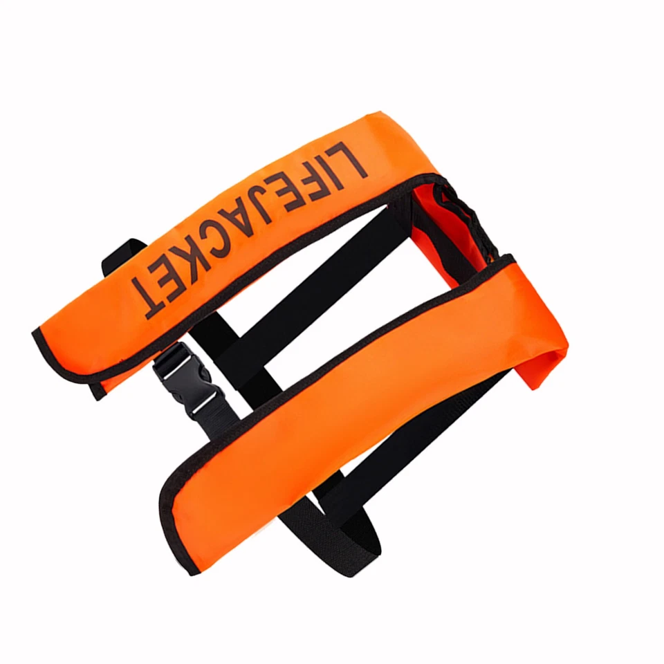 Chaleco salvavidas inflable automático para adultos chaleco salvavidas para deportes acuáticos pesca Foto 3 de 4