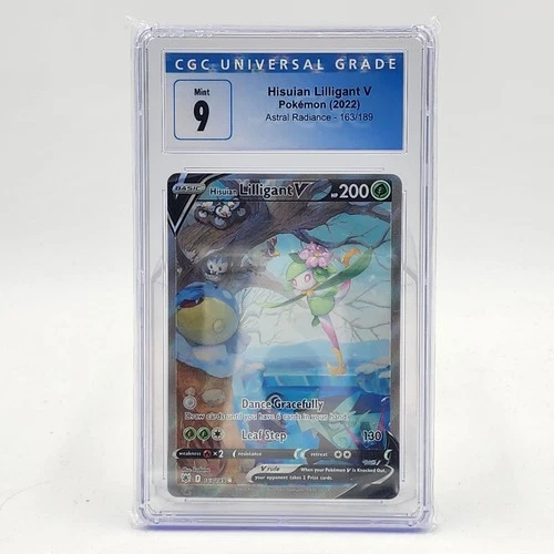 CGC9 MINT - Hisuian Lilligant V 163/189 Pokemon Astral Radiance