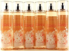 QTY 6 - Bath  Body Works SNOWFLAKES  CASHMERE Fine Body Mist Spray 8 Oz