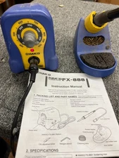 Hakko FX-888 Soldering Iron Station Works good SEE VIDEO