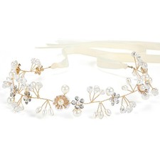 Flower Girl Headpiece, Flower Girl Hair Accessory Wedding Headpiece for Bride...