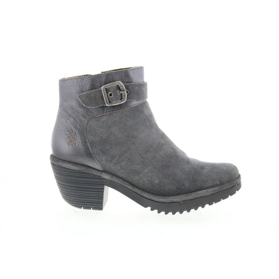Fly London Wisp bottillon pour femmes en suede gris 36 - Photo 2/4