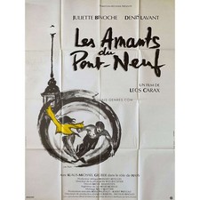 LES AMANTS DU PONT NEUF Affiche de film  - 120x160 cm. - 1991 - Juliette Binoche