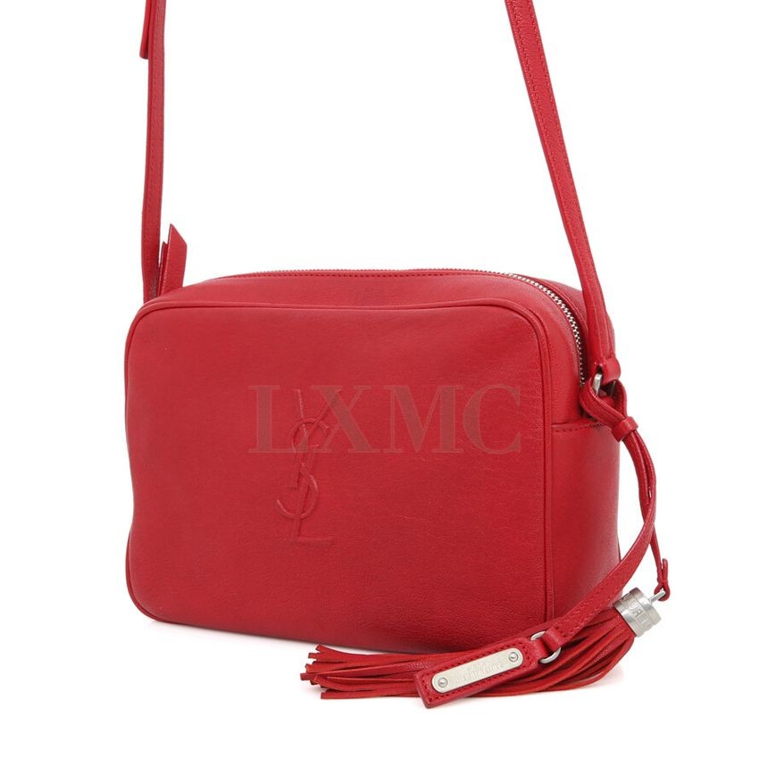 Borsa fotocamera Saint Laurent Loewe nappa rossa mini tracolla 520533 135904815