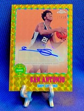 2024-25 Topps Chrome 1973 Sidy Cissoko Gold Refractor Auto /50 #73TA-SCI Blazers