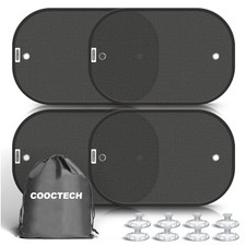 Car Shades for Side Windows 19"x12" 4 Pack ,Sun Shade for Car Window with 8