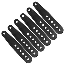 6 Pcs Snowboard Binding Tongue Hole Straps-6.1" x 1.1" Snowboard Binding Toe 