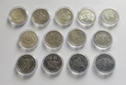 Full Set 13 coins 10 Hriven Armed Forces of Ukraine 2022 - 2025 UNC in capsules