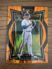 2025 Panini Select -  Ethan Holiday #49 Orange Flash Prizm