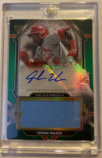 2024 Topps Triple Threads Jordan Walker Single Jumbo Relic Auto Green 1/50