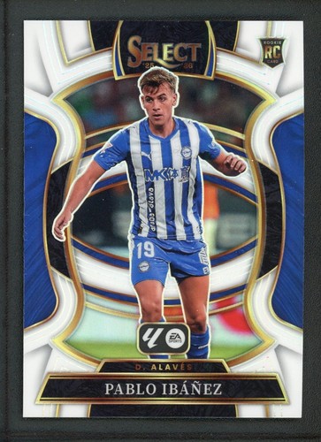 2025-26 Pablo Ibanez 14/20 Panini Select La Liga Terrace White Rookie RC #74
