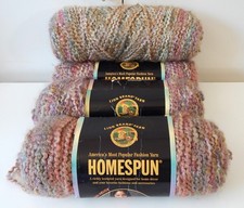 Lion Brand Homespun Quartz Yarn - Discontinued Color New - Set of 4 Skeins