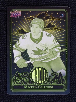 2024-25 Upper Deck Extended Series Oracles SP Rare Macklin Celebrini #O-58 1f1q
