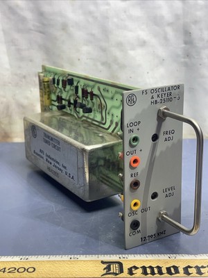 RFL Electronics FS Oscillator & Keyer HB-25110-3 12.295KHZ HB-62800