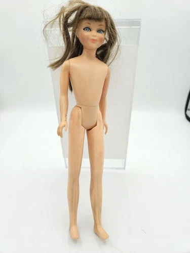 VTG 60s Barbie SKIPPER Doll Brunette TNT Twist N Turn Bendable Knees Japan *READ