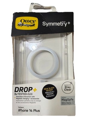 OTTERBOX Symmetry + MagSafe Phone Case for iPhone 14 PLUS - New Open Box Clear
