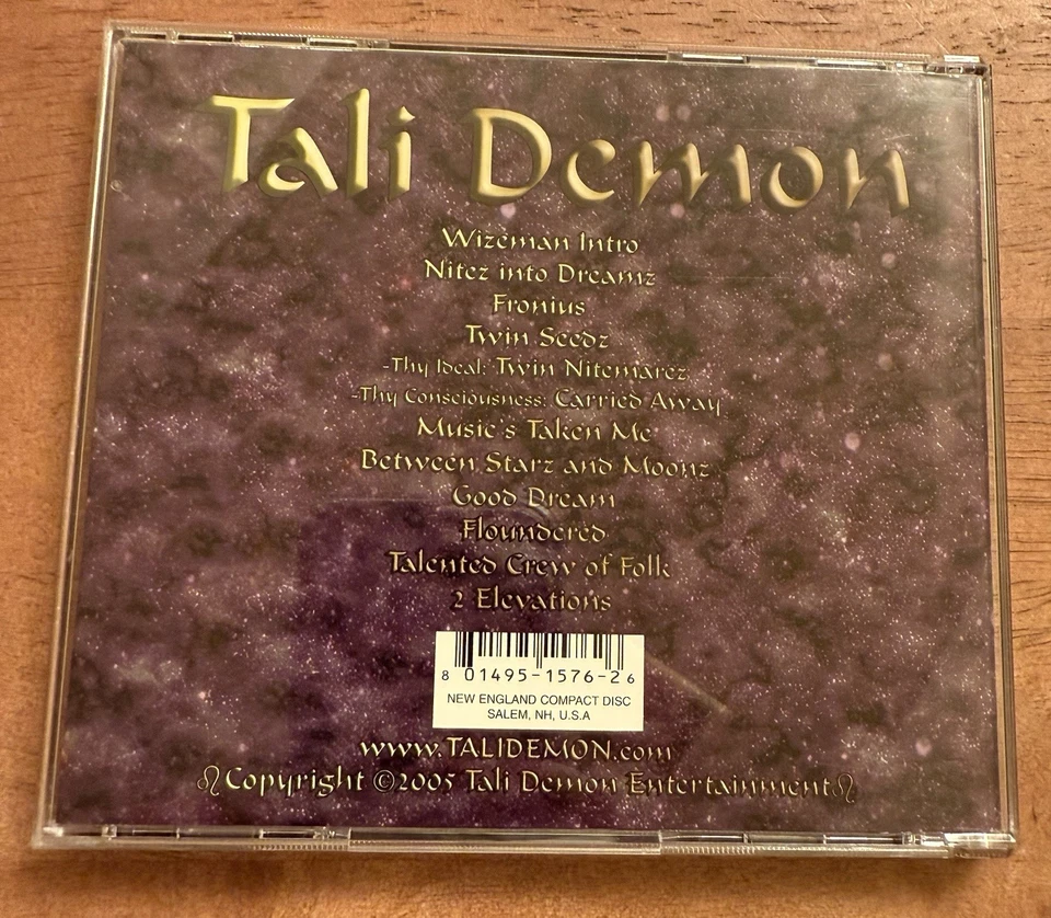 Tali Demon - Nitez And Dreamz CD SIGNED Psychopathic Records insane clown posse - Image 2 of 4