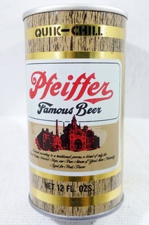 Pfeiffer "QUICK CHILL' Associated STRONG Beer Pull Tab Beer Can Bottom Opened!