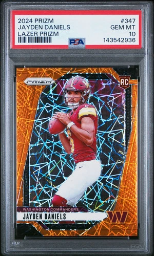 2024 Panini Prizm Jayden Daniels Lazer #347 PSA 10