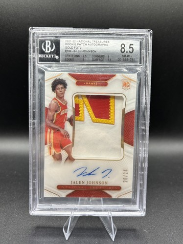 Jalen Johnson [Patch Autograph Gold] #139 2021 Panini National Treasures card