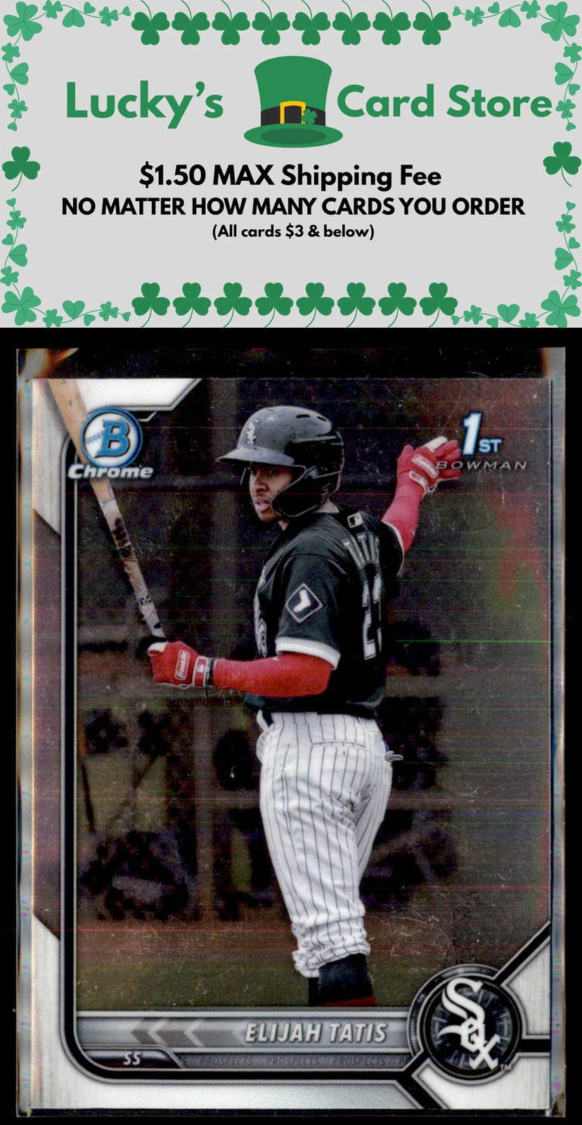 2022 Bowman #BCP-23 Elijah Tatis Chrome Prospect 1st Bowman Rookie