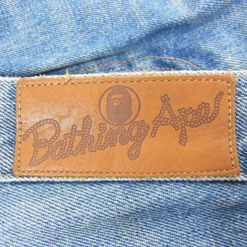 A BATHING APE TYPE05 Mix Camo Patchwork Damaged D… - image 3