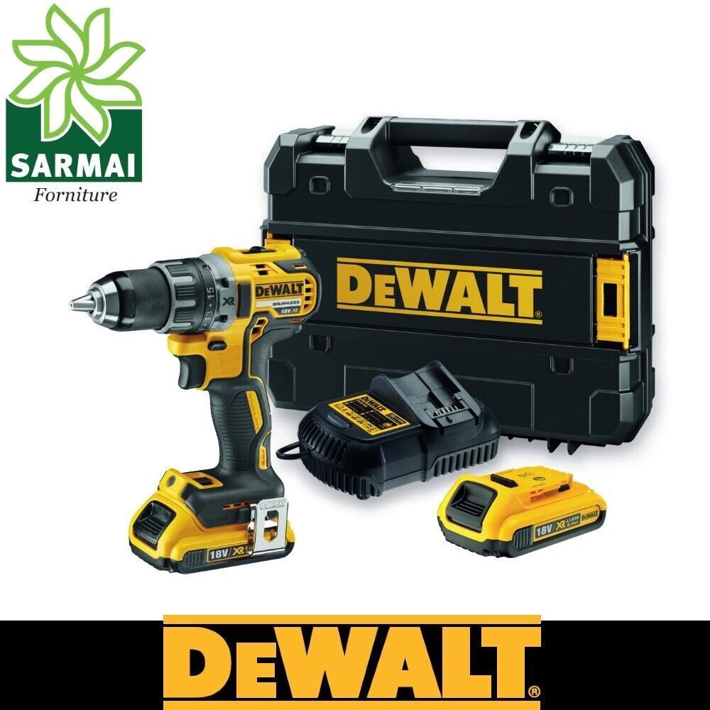 DeWALT DCD791D2 avvitatore 18V BRUSHLESS 2 batterie 2,0 Ah SENZA PERCUSSIONE
