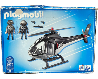 PLAYMOBIL 5975 Tactical Unit Helicopter Playset for sale online | eBay