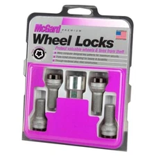 McGard Wheel Lock Set Radius Seat Style Wheel Lock Bolts-Black