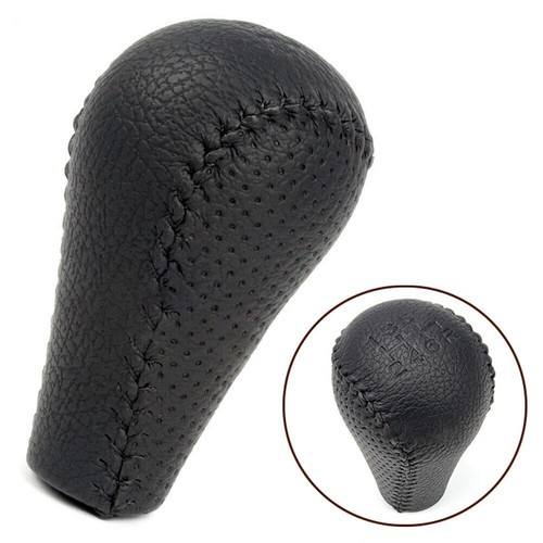 6 Speed Leather Gear Shift Knob For Nissan for Navara D40 for Frontier 2005-2015 - Picture 7 of 9