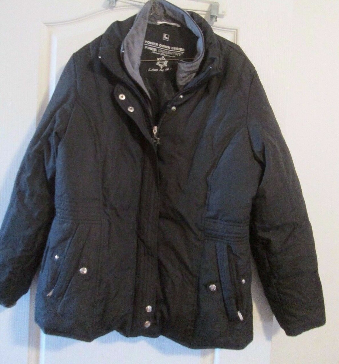 Hooded Free Country Power Down Series Women's Coat Winter