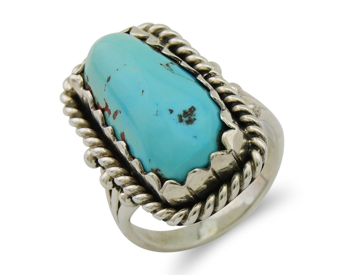 【ET】R.B turquoise SILVER 925 Indian Rb Sterling In Us Native American Jewelry 1935-Now for sale