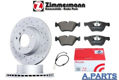 Zimmermann/Brembo brake set ø332 mm drilled WK front BMW X5 X6 E70 E71 F15